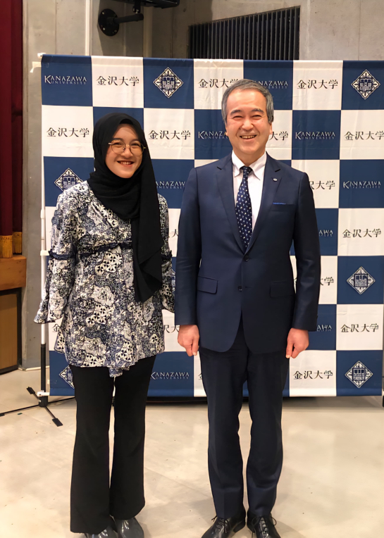 Mahasiswi Teknik Lingkungan FT Unand Raih Beasiswa MEXT Jepang Usai Ikuti Program MBKM Asistensi Riset di Kanazawa University