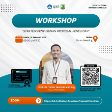 FAKULTAS TEKNIK UNIVERSITAS ANDALAS GELAR WORKSHOP PENYUSUNAN PROPOSAL PENELITIAN